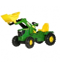 Детский педальный трактор Rolly Toys Farmtrac John Deere 6210R 611096...